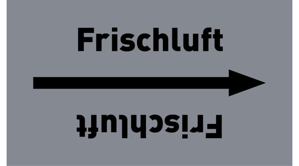 Rohrleitungsband Frischluft grau/schwarz ab Ø 50 mm 33 m/Rolle