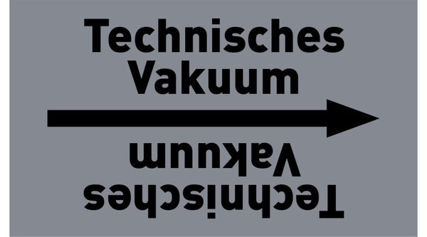 Rohrleitungsband Technisches Vakuum grau/schwarz ab Ø 50 mm 33 m/Rolle