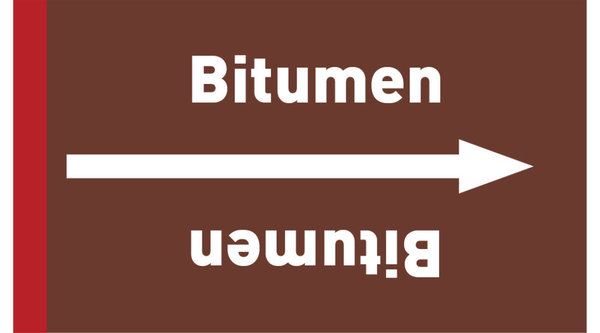 Rohrleitungsband Bitumen braun/weiß ab Ø 50 mm 33 m/Rolle