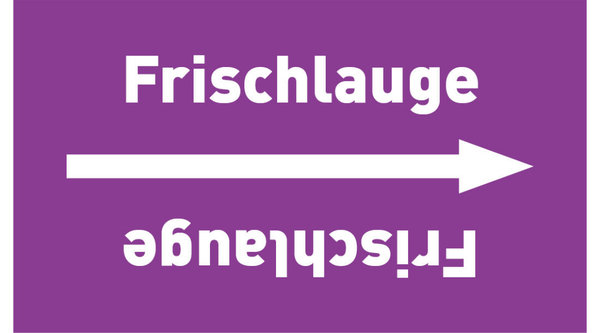 Rohrleitungsband Frischlauge violett/weiß ab Ø 50 mm 33 m/Rolle
