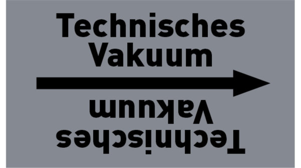 Rohrleitungsband Technisches Vakuum grau/schwarz bis Ø 50 mm 33 m/Rolle