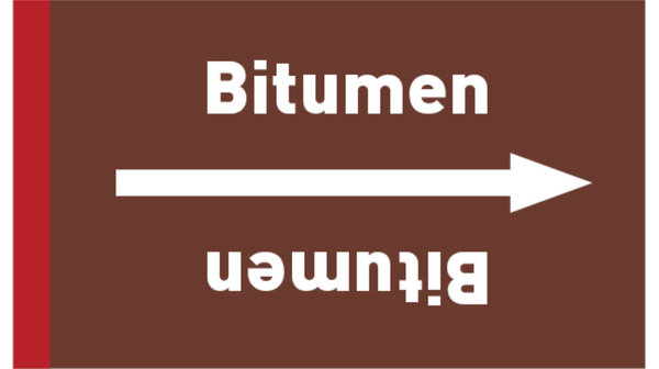 Rohrleitungsband Bitumen braun/weiß bis Ø 50 mm 33 m/Rolle