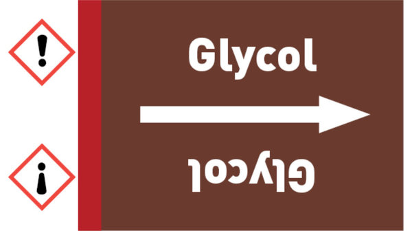 Rohrleitungsband Glycol braun/weiß bis Ø 50 mm 33 m/Rolle