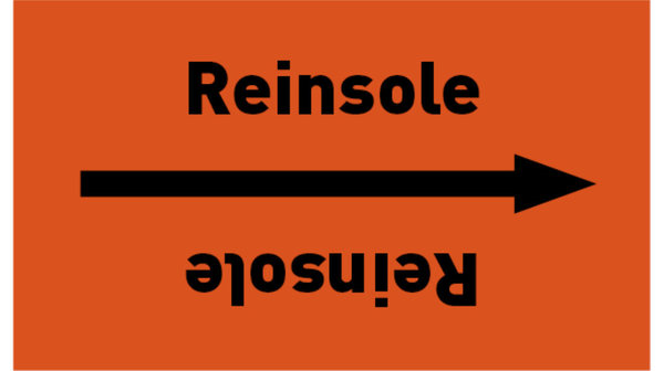 Rohrleitungsband Reinsole orange/schwarz bis Ø 50 mm 33 m/Rolle