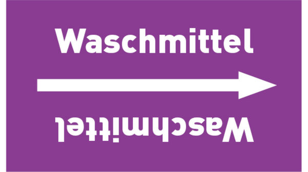 Rohrleitungsband Waschmittel violett/weiß bis Ø 50 mm 33 m/Rolle